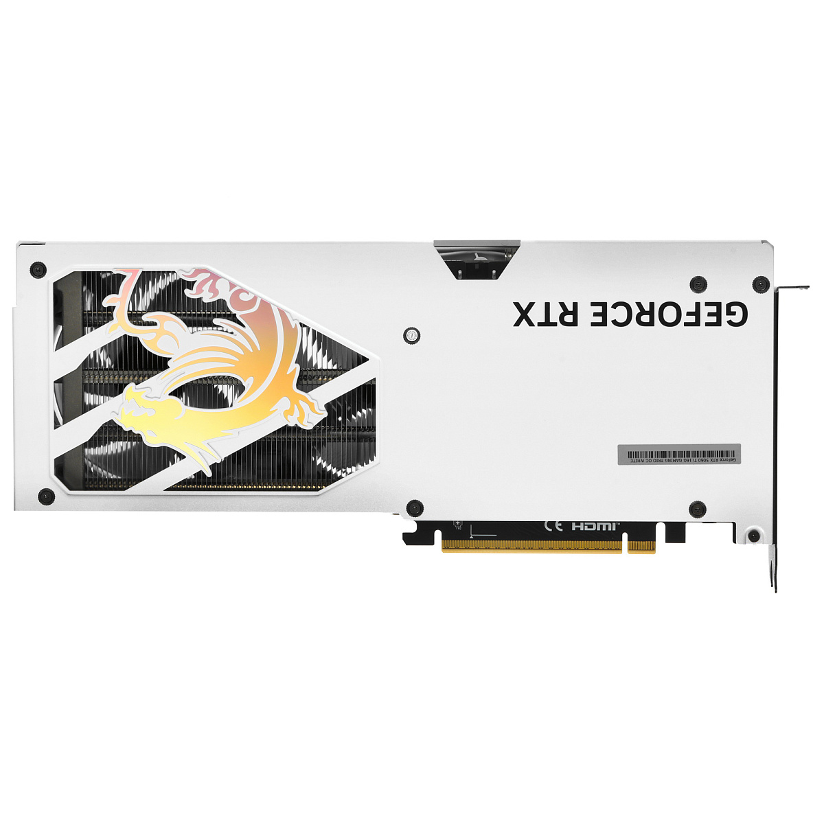 Видеокарта MSI GeForce RTX 5060 Ti 16G GAMING TRIO OC WHITE, 16Gb GDDR7 128-bit 1xHDMI 3xDP G506T-16GTCW