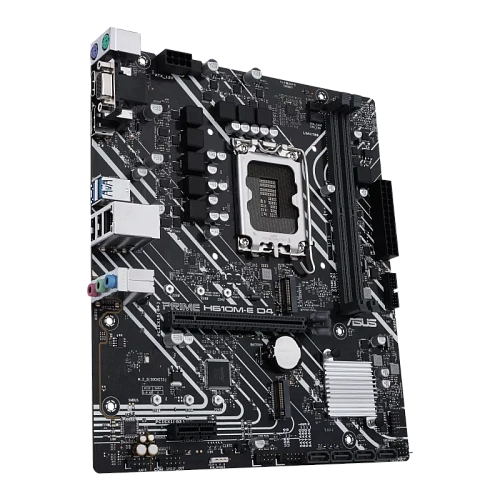 Матплата Asus Prime H610M-E D4-CSM, iH610, S1700, mATX, 2DDR-4, 1xPCI-Ex16,4SATA,2xM.2,HDMI,DP,10USB