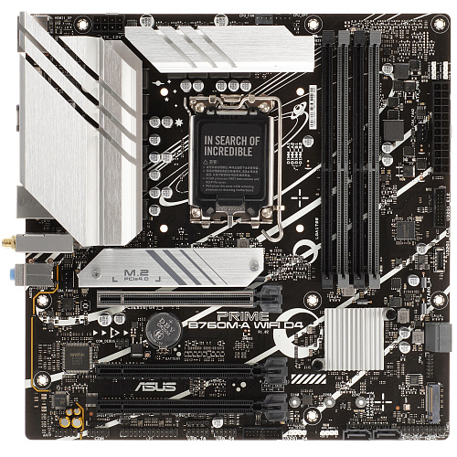 Матплата Asus TUF G B760M-Plus WiFi D4,iB760,S1700,mATX,4DDR-4,2xPCI-Ex16, 4SATA,2xM.2,HDMI,DP,17USB