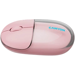 CANYON mouse OnClick 24 BT/ Wireless Transparent/Pink