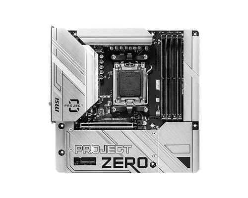 Матплата MSI PRO B650M-A WiFi, AM5, mATX, 4DDR-5, 2xPCI-Ex16, 4SATA, 2xM.2, HDMI, DP, 15USB