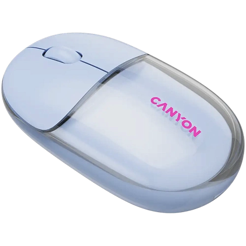 CANYON mouse OnClick 24 BT/ Wireless Transparent/Blue