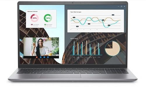 Ноутбук Dell/Vostro 3530/1Y/Core i7/1355U/1,7 GHz/16 Gb (2x8Gb)/512Gb NVMe SSD/Intel Iris Xe/15,6'' FHD/Wi-Fi 5/BT5.0/Ubuntu/Non-Backlit KB/Черный