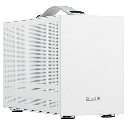 Корпус PCCooler I100 PRO MESH WH ITX USB3.0 1x3.5", 1x2.5"  Поддержка SFX Блока питания, Поддержка Видеокарты до 300мм, White