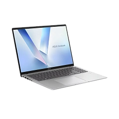 Ноутбук Asus 90NB15F2-M005M0 Vivobook 16 M1607KA-MB063W 16" WUXGA(1920x1200) IPS/AMD Ryzen AI 5 340 up to 4,8GHz (6C)/16GB/512GB/AMDRadeonGraphics/Wi-Fi 6/BT5.3/IR+FHD Camera/BKLT/Windows 11 Home/1Y/Cool Silver
