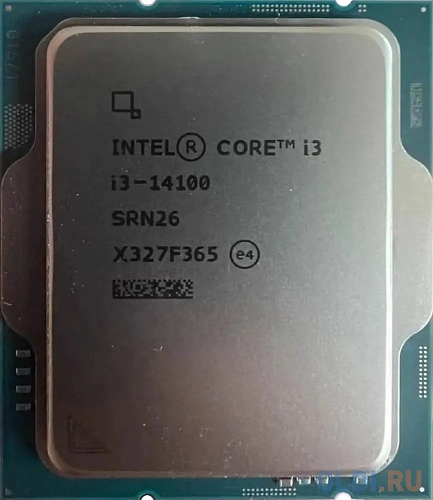 Intel CPU Desktop Core i3-14100 (up to 4.70 GHz, 12M Cache, LGA1700) tray
