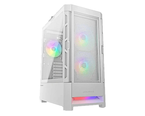 Корпус Cougar Airface RGB, Midi Tower, ATX, White 2x3.5"/2x2.5", USB2.0, 2xUSB3.0