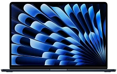 Ноутбук Apple MacBook Air A3114, Apple M3/15"Retina/8GB/256GB/10-core GPU/MacOS/Midnight
