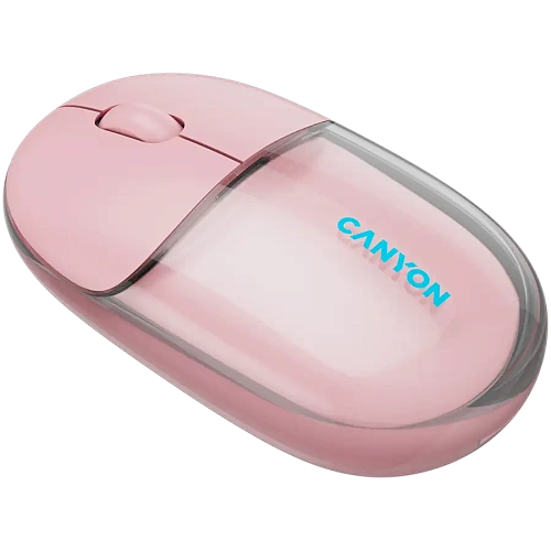 CANYON mouse OnClick 24 BT/ Wireless Transparent/Pink