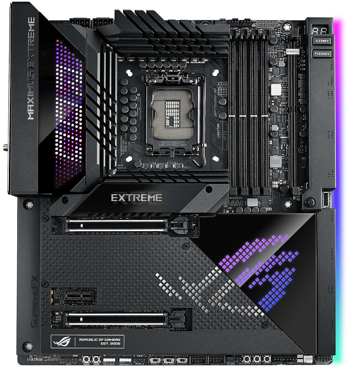 Материнская плата ASUS ROG MAXIMUS Z690 EXTREME LGA1700 Z690 4xDDR5 6xSATA3 RAID 5xM.2 ATX