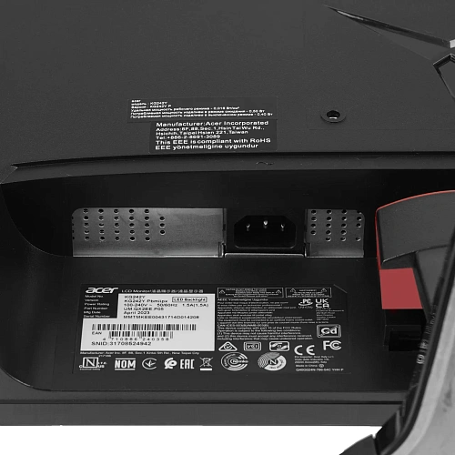 Монитор 23.8" Acer Nitro KG242YP6bmipx, Black, IPS, 1920x1080@144Hz, 250 кд/м2, 1500:1, 1ms, DP,HDMI