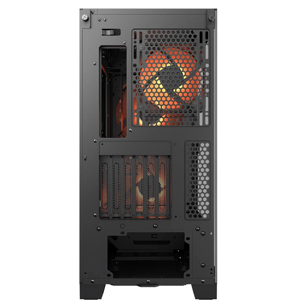 Корпус Cougar Airface ECO RGB, Midi Tower, ATX, E-ATX, Black, 2x3.5"/2x2.5", 2xUSB3.0, USB-С