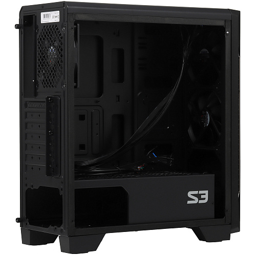Корпус Zalman S3 TG, Midi Tower, ATX, Black, 2x3.5"/2x2.5", 2xUSB, USB3.0