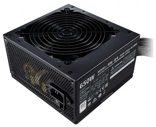 Блок питания CoolerMaster MWE 650 WHITE V2 650W Non Modular, Active PFC, вент 12см, 80 PLUS Standard 230V EU Certified MPE-6501-ACABW-EU