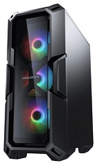 Корпус Cougar MX440-G RGB, Midi Tower, ATX, Black, 2x3.5"/4x2.5", USB2.0, 2xUSB3.0, RGB