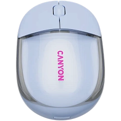 CANYON mouse OnClick 24 BT/ Wireless Transparent/Blue