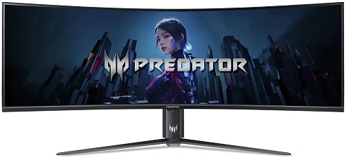 Монитор 57" Acer Predator Z57 bmiiphuzx,Black,VA,7680x2160@120Hz,1000кд/м2,1ms,4xUSB,USB-С,2xHDMI,DP