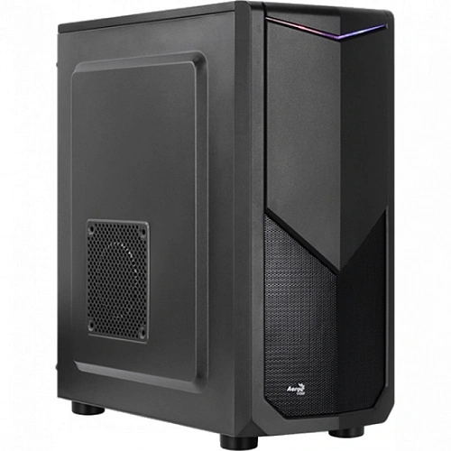 Корпус AeroCool Tomahawk-S, Midi Tower, ATX, Black, 1x3.5"/4х2.5", 2xUSB
