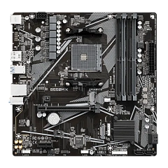 Матплата Gigabyte B550M K, AM4, mATX, 4DDR-4, 1xPCI-Ex16, 4SATA, 2xM.2, HDMI, DP, 12USB