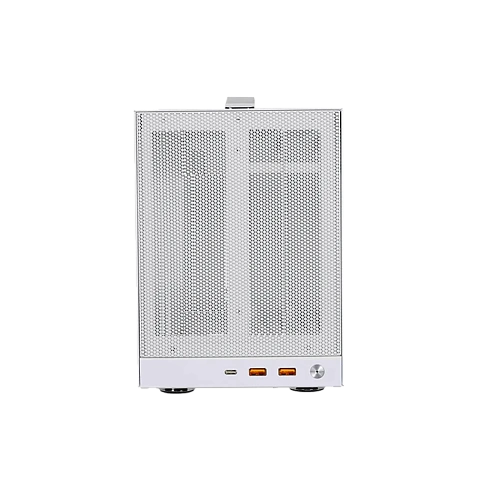 Корпус PCCooler K101 MESH WH 3F ITX 2xUSB3.0, 1xUSB-C, 1x3.5", 4x2.5" Предустановлено 3 вентилятора, Цвет: White