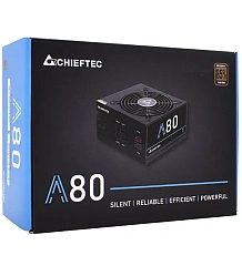 БП ATX 550W Chieftec A-80 CTG-550C, 12sm fan, 24+4/24+8, 6SATA, 4 mol, 1flop, 2x6+2p PCI-E