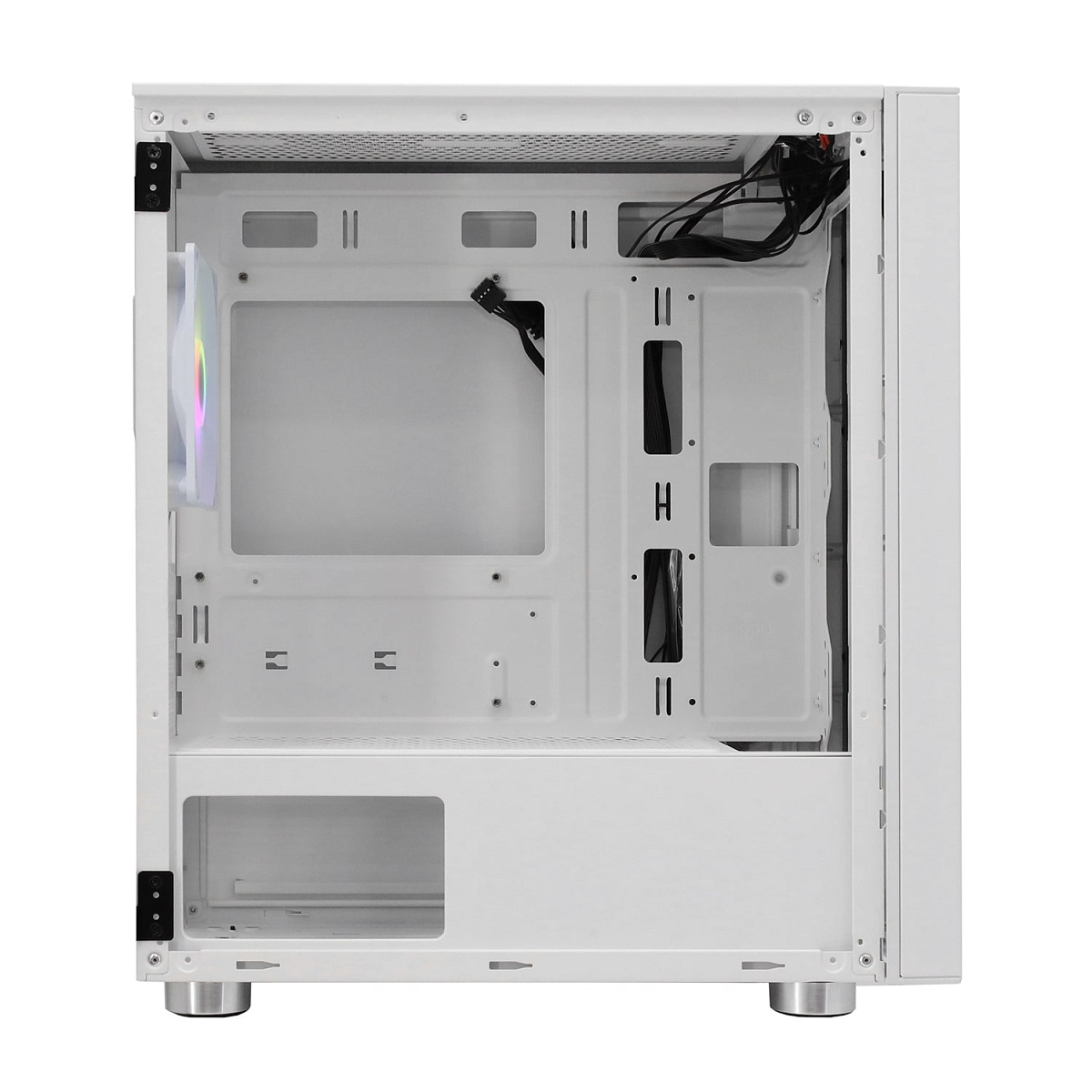 Корпус PCCooler LM300 ARGB WH mATX/ITX 2x3.5", 3x2.5", USB3.0, 2xUSB2.0, 1xFAN ARGB included (1x сзади ) White