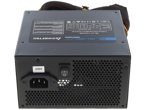 БП ATX 400W Chieftec Element ELP-400S, 20+4/20+4+8/24+4/24+8, 12cm, 1x6+2p PCI-E