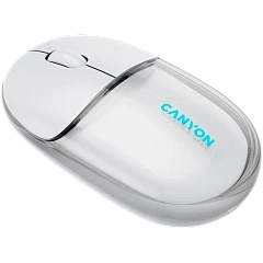 CANYON mouse OnClick 24 BT/ Wireless Transparent/White