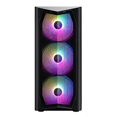 Корпус Zalman N4, Midi Tower, ATX, Black, 2x3.5"/2x2.5", 2xUSB, USB3.0, RGB