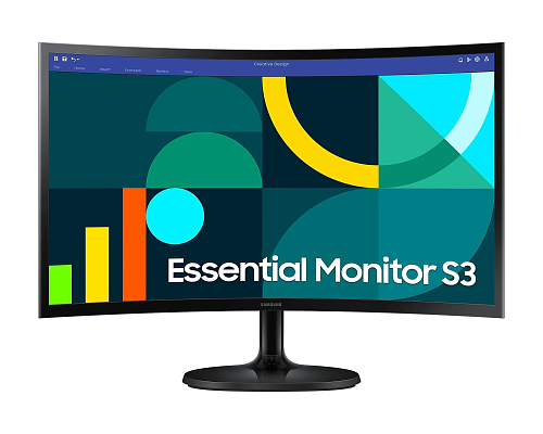 Монитор 24" SAMSUNG LS24D360GAIXCI VA 1800R 1920x1080 100Hz 4мс 250кд/м2 3000:1 D-Sub HDMI