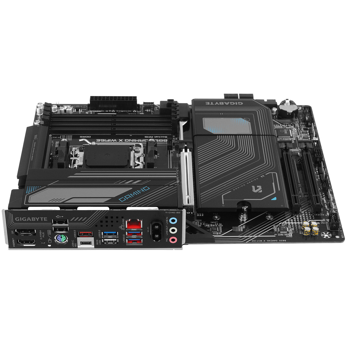 Матплата Gigabyte B850 Gaming X WiFi6E, AM5, ATX, 4DDR-5, 3xPCI-Ex16, 4SATA, 3xM.2, HDMI, DP, 15USB