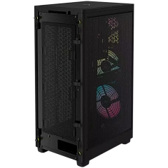 Корпус Corsair iCUE 2000D RGB Airflow, mini-ITX, Black, 3x2.5", 2xUSB3.0, USB-C
