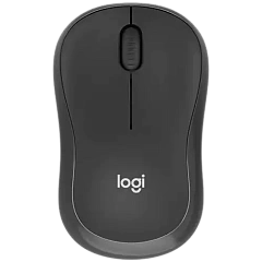 Мышь беспроводная Logitech M240 Silent Graphite Bluetooth (черная, оптическая, 400-4000dpi, бесшумная)