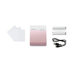Портативный фотопринтер Canon SELPHY SQUARE QX10, Pink
