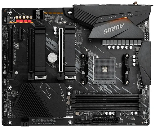 Матплата Gigabyte GA-B550 Aorus Elite V2, AM4, ATX, 4DDR-4, 3xPCI-Ex16, 4SATA, 2xM.2, HDMI, DP,11USB