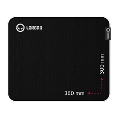 Lorgar Legacer 753, Gaming mouse pad, Ultra-gliding surface, Purple anti-slip rubber base, size: 360mm x 300mm x 3mm, weight 0.23kg