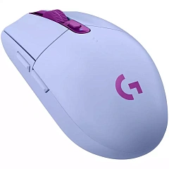 Мышь Logitech G305 Lightspeed, Lilac, Wireless, Gaming, Optical, 12000dpi, 1 х АА, USB