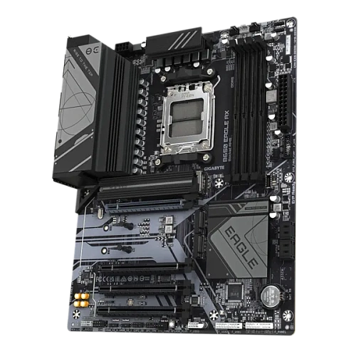 Матплата Gigabyte B650 Eagle AX, AM5, ATX, 4DDR-5, 4xPCI-Ex16, 4SATA, 3xM.2, HDMI, DP, 18USB
