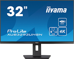 Монитор LCD 32'' 16:9 3840x2160 (UHD) IPS, 60Mhz nonGLARE, 350cd/m2, H178°/V178°, 1000:1, 80M:1, 16.7M, 4ms,  HDMI, DP, 2xUSB, HDCP, USB C, RJ45,  3Y, Black