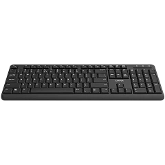 CANYON keyboard HKB-W20 EN/RU Velvet Wireless Black