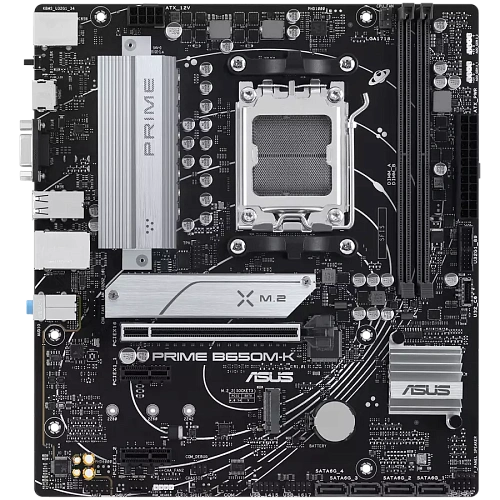ASUS Main Board Desktop Socket AM5 AMD B650 Chipset 2 x DIMM, Max. 96GB, DDR5 1 x VGA port 1 x HDMI 2 x M.2 slots 4 x SATA micro-ATX Form Factor