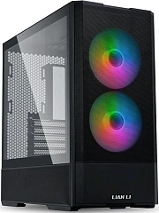 Корпус Lian Li Lancool 207 Black ATX/mATX/mITX, фронтальный пылевой фильтр, спереди предустановлено 2x140mm ARGB Fan, 1xTypeC, 2xUSB3.0, G99.LAN207RX.00