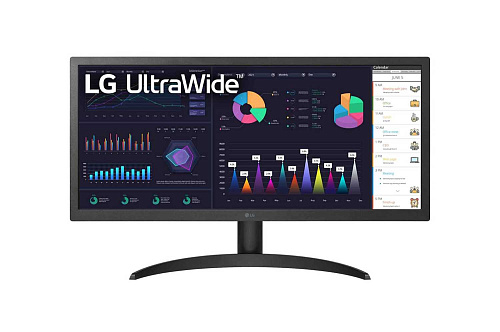 Монитор LCD 26'' 21:9 2560x1080 IPS,  nonGLARE, 75 Гц,  250cd/m2, H178°/V178°, 1000:1, 16.7M, 5ms, 2Y, Черный