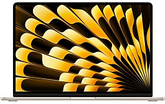 Ноутбук Apple MacBook Air A2941, Apple M2/15.3"Retina/8GB/256GB/10-core GPU/MacOS/Starlight