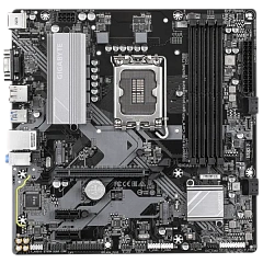Матплата Gigabyte B760M D3HP, iB760, S1700, mATX, 4DDR-5, 1xPCI-Ex16, 4SATA, 2xM.2,VGA,HDMI,DP,11USB