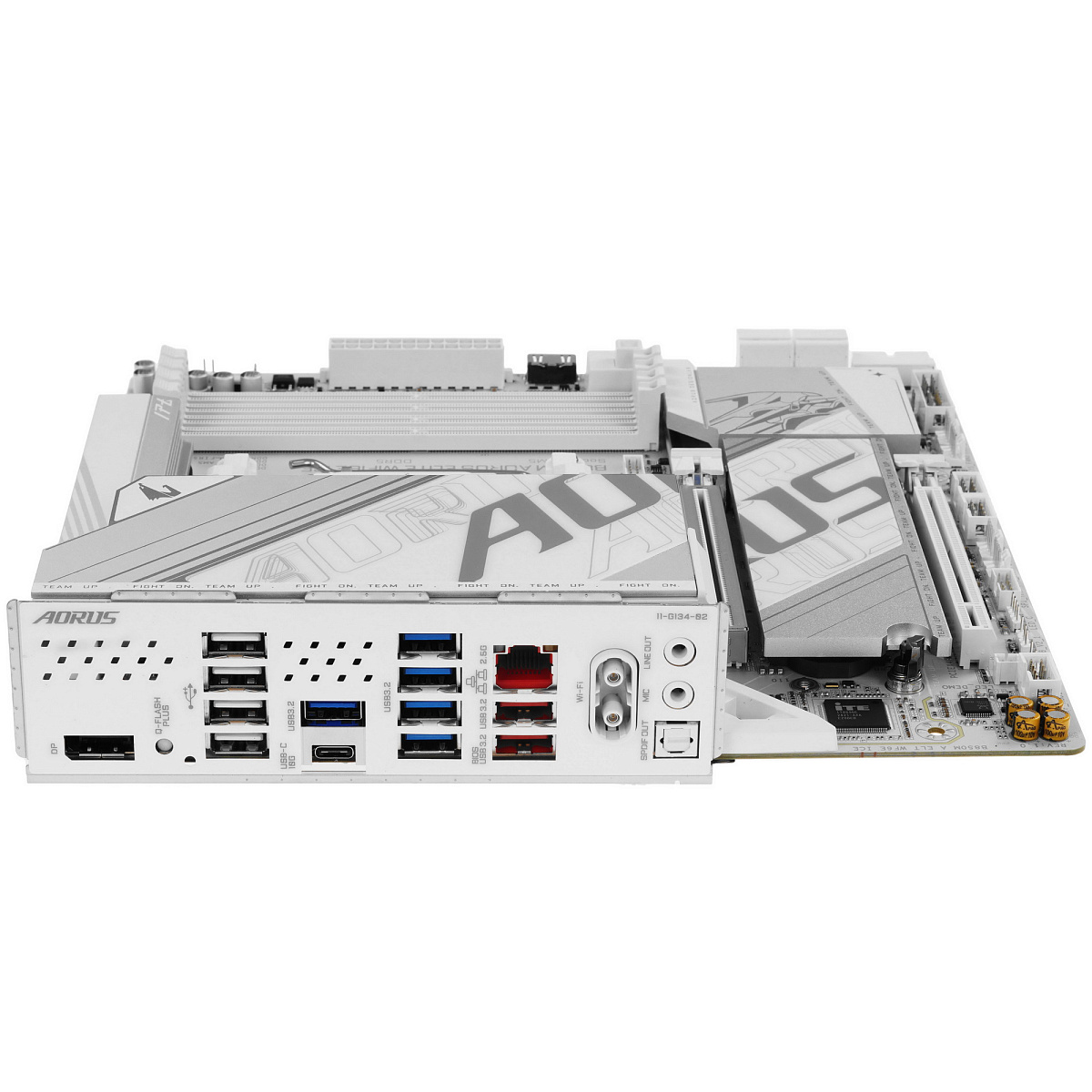 Матплата Gigabyte B850M A ELITE WiFi6E ICE, AM5, mATX, 4DDR-5, 2xPCI-Ex16, 4SATA,2xM.2,HDMI,DP,19USB