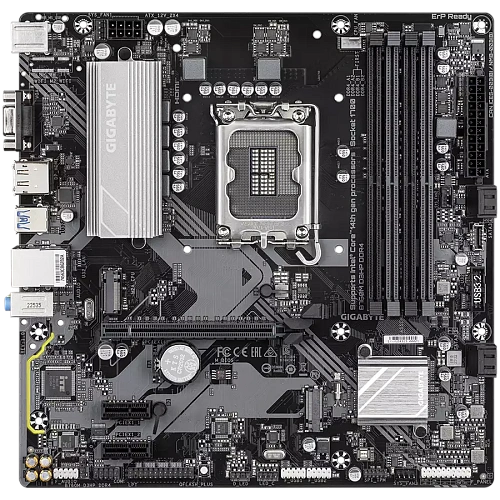 GIGABYTE MB B760M D3HP DDR4 (LGA1700, 4x DDR4 128GB, 1x PCI-E 4.0 x16x16, 2x PCI-E 3.0 x1x1, 2x M.2 PCIe 4.0, 4x SATA, 2x USB 2.0, 1x DP, 1x HDMI, GbE LAN, mATX, Retail)