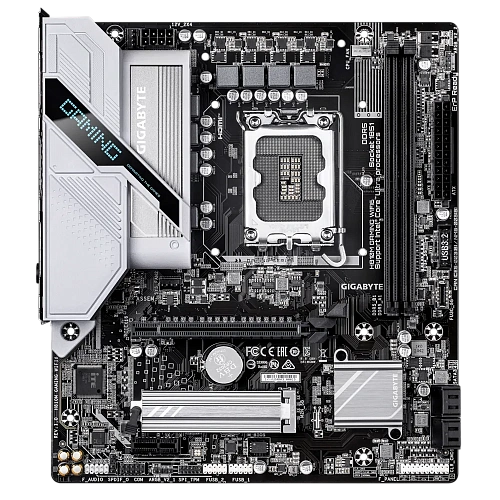 Матплата Gigabyte H810M Gaming WIFI6, H810, S1851, mATX, 2DDR-5, 1xPCI-Ex16, 1xM.2, HDMI, DP, 13USB