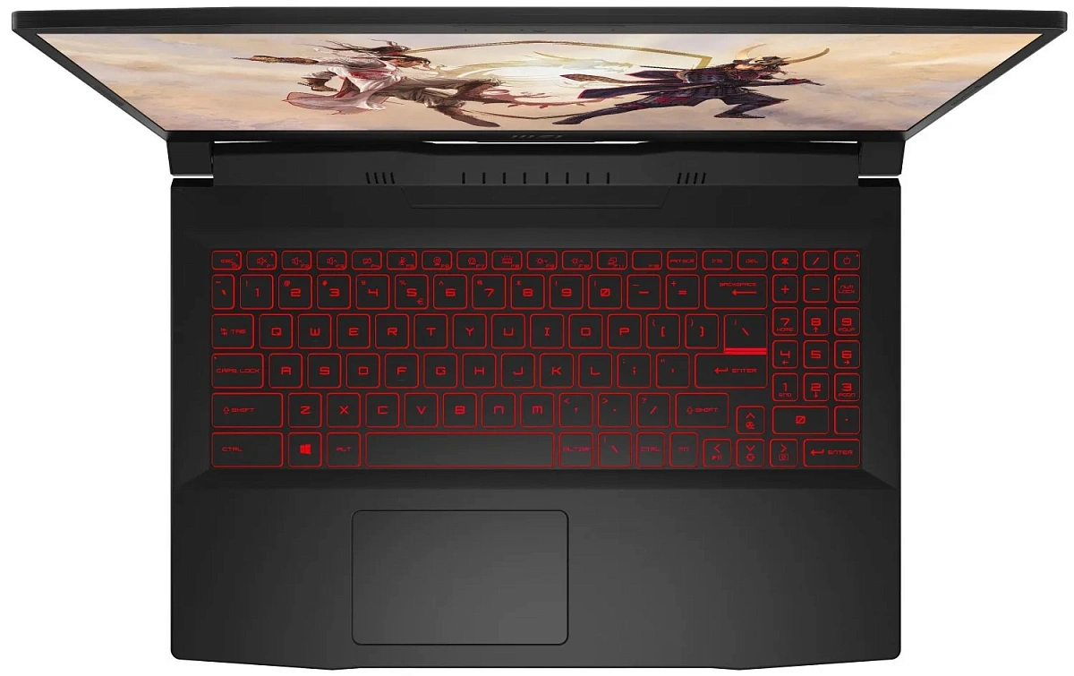 Ноутбук MSI Katana GF66 11UC, Core i7-11800H/15.6"FHD/8GB/512GB/GF RTX3050 4GB/LAN/DOS