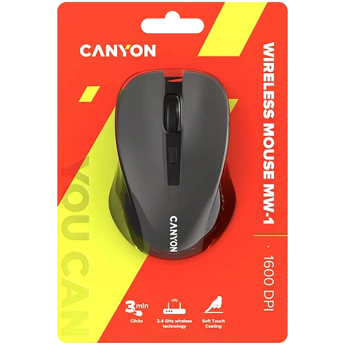 CANYON mouse MW-1 Wireless Grey